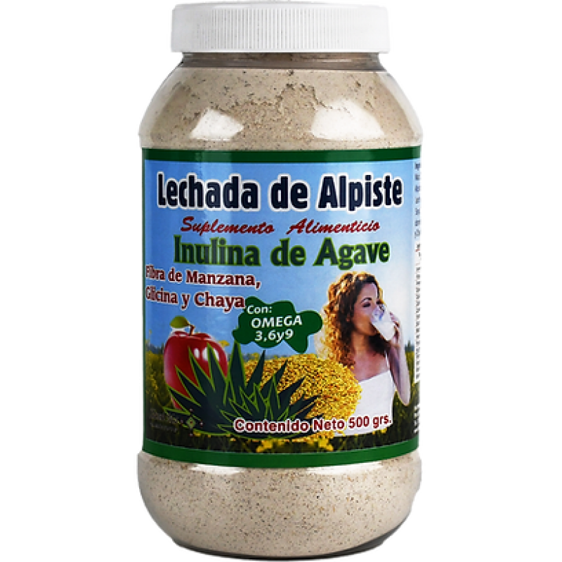 Leche de alpiste con inulina de Agave, Glicina y fibra de manzana